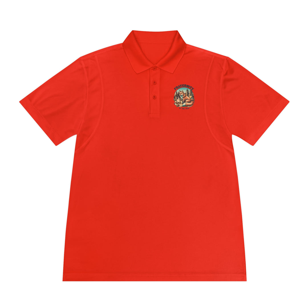 Fraternity of the Wild Polo – Fox Campground Design (Men’s Sport Shirt)