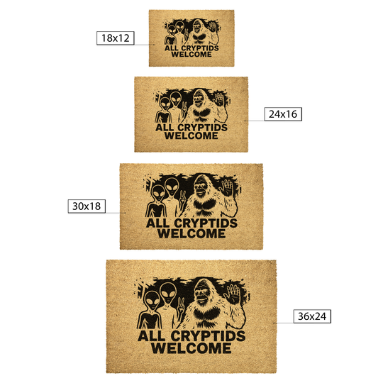 All_Cryptids_Welcome_Outdoor_Mat_Size_Options_Mockup.png