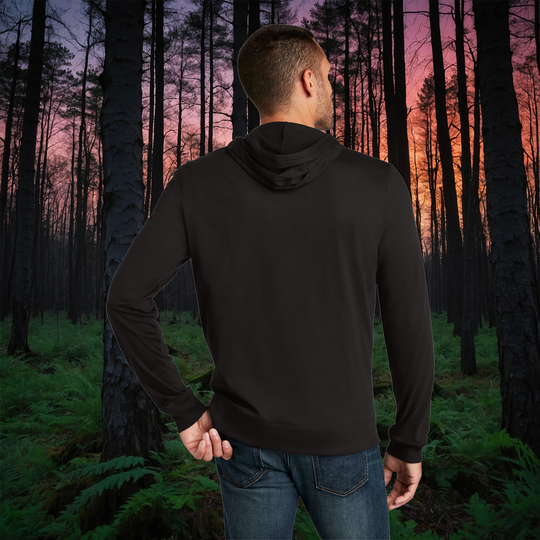 Winged Wolf Shapeshifter Hoodie – Mythic Flight Zip-Up