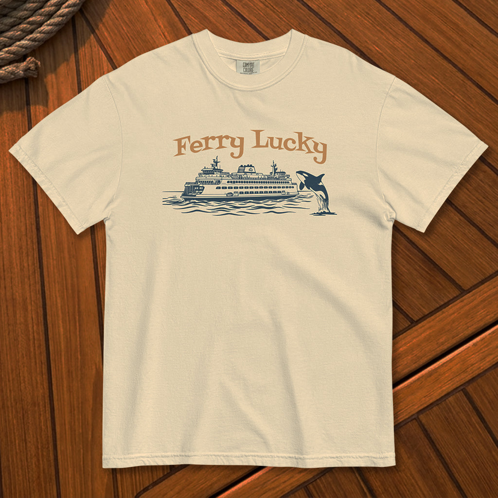 The "Ferry Lucky" Garment-Dyed Tee