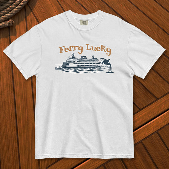 The "Ferry Lucky" Garment-Dyed Tee
