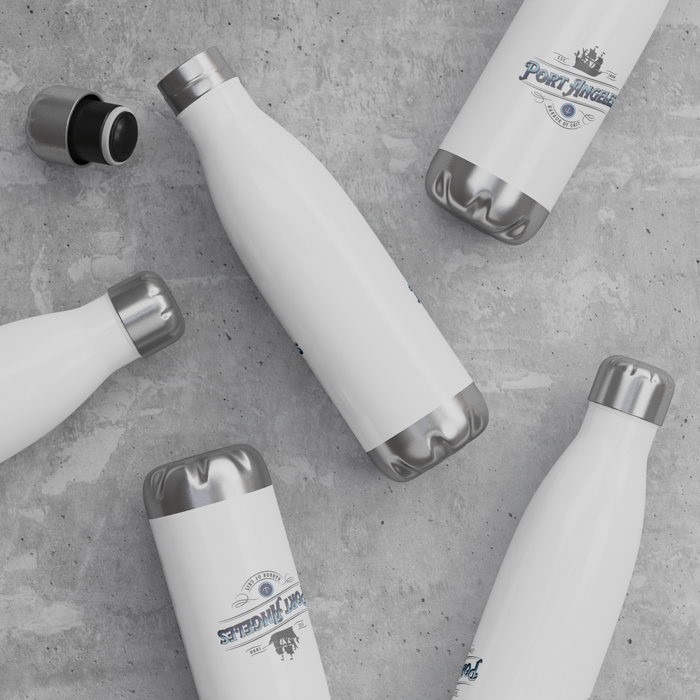 Port_Angeles_Steel_Water_Bottle__Stra_WaterBottle_Scattered_Mockup.png
