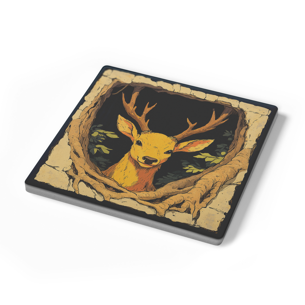 Smiling_Deer_Stone_Coasters__Set_of_4_SquareStoneCoaster_Angle_Mockup.png