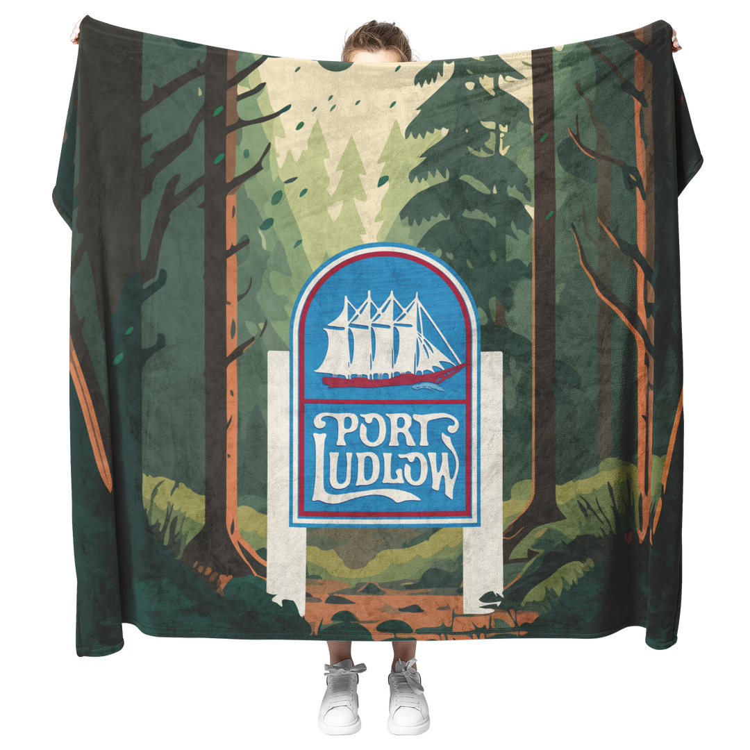 Welcome_to_Port_Ludlow_Fleece_Blanket__H_Blanket_Model_Mockup.png