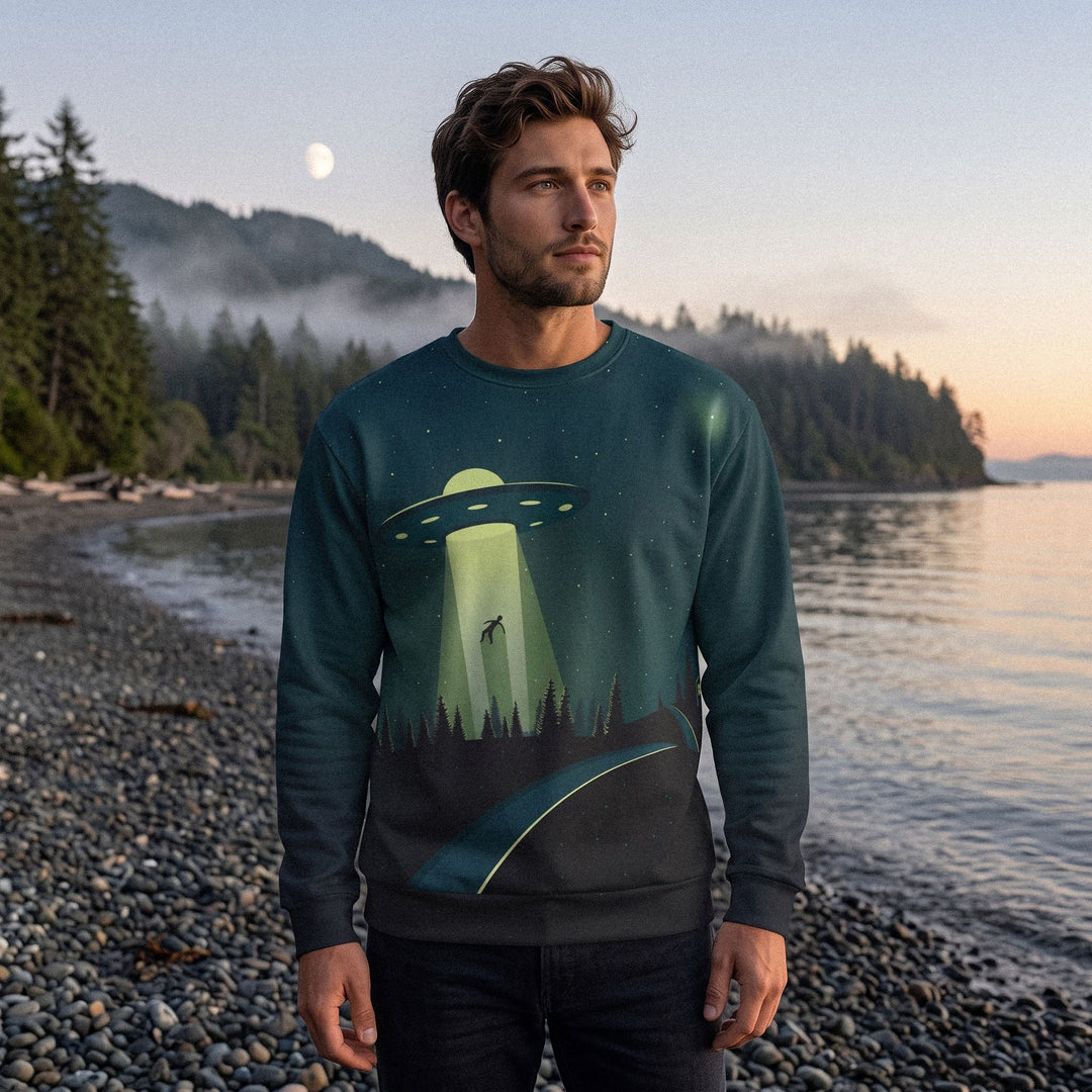 Peninsula Alien Abduction All-Over Sweatshirt