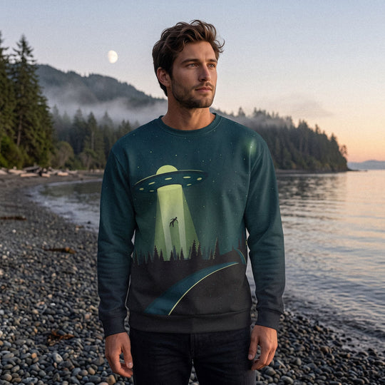 Peninsula Alien Abduction All-Over Sweatshirt