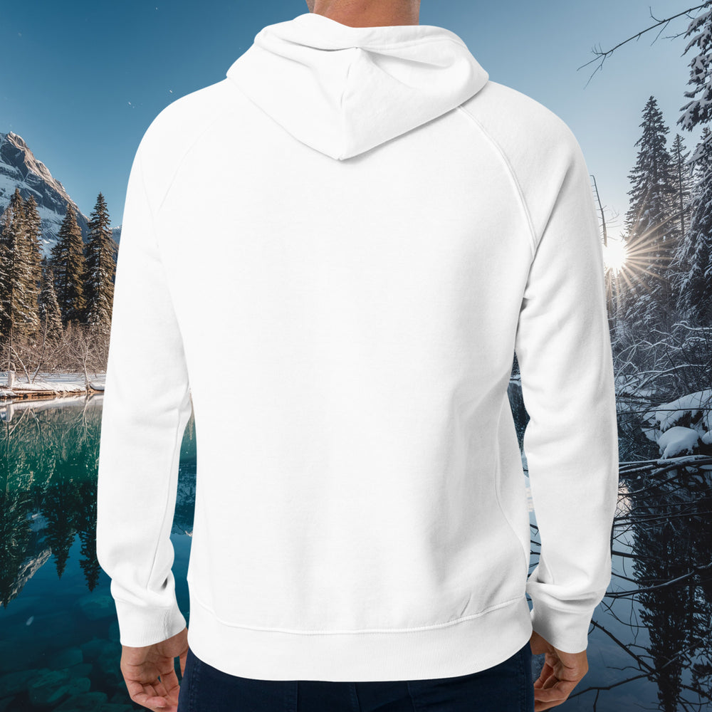 Snow is Glistening Eco Hoodie – Olympic Elk Raglan