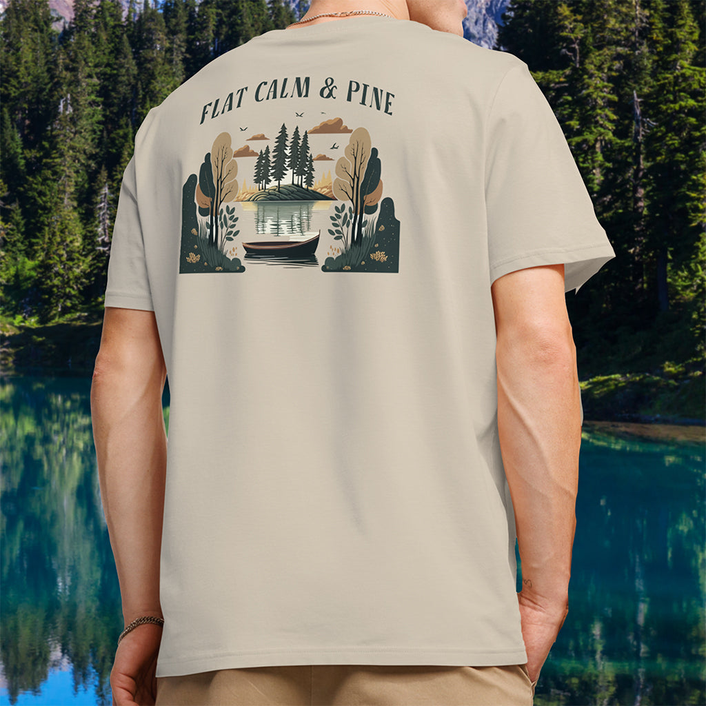 Flat Calm and Pine Organic Tee