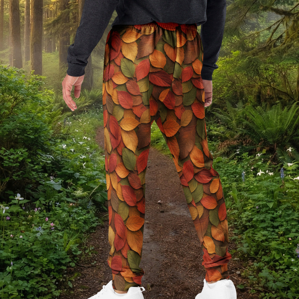 Leaf Camo Joggers – Colorful Leaf Design
