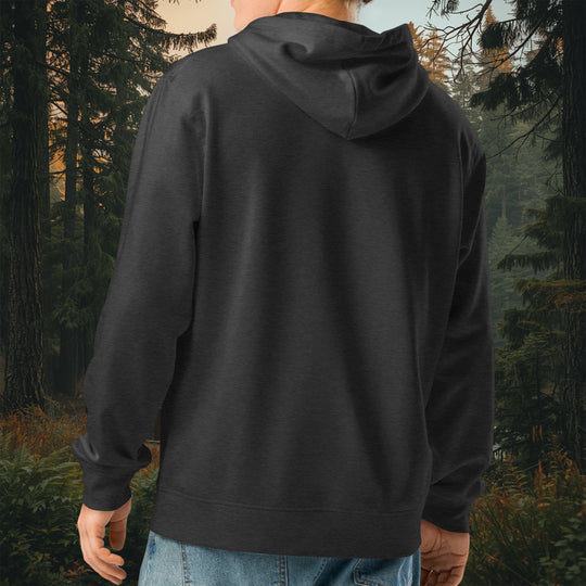 Sasquatch, Zaddy of the Hoh Rainforest Organic Mid-Weight Hoodie