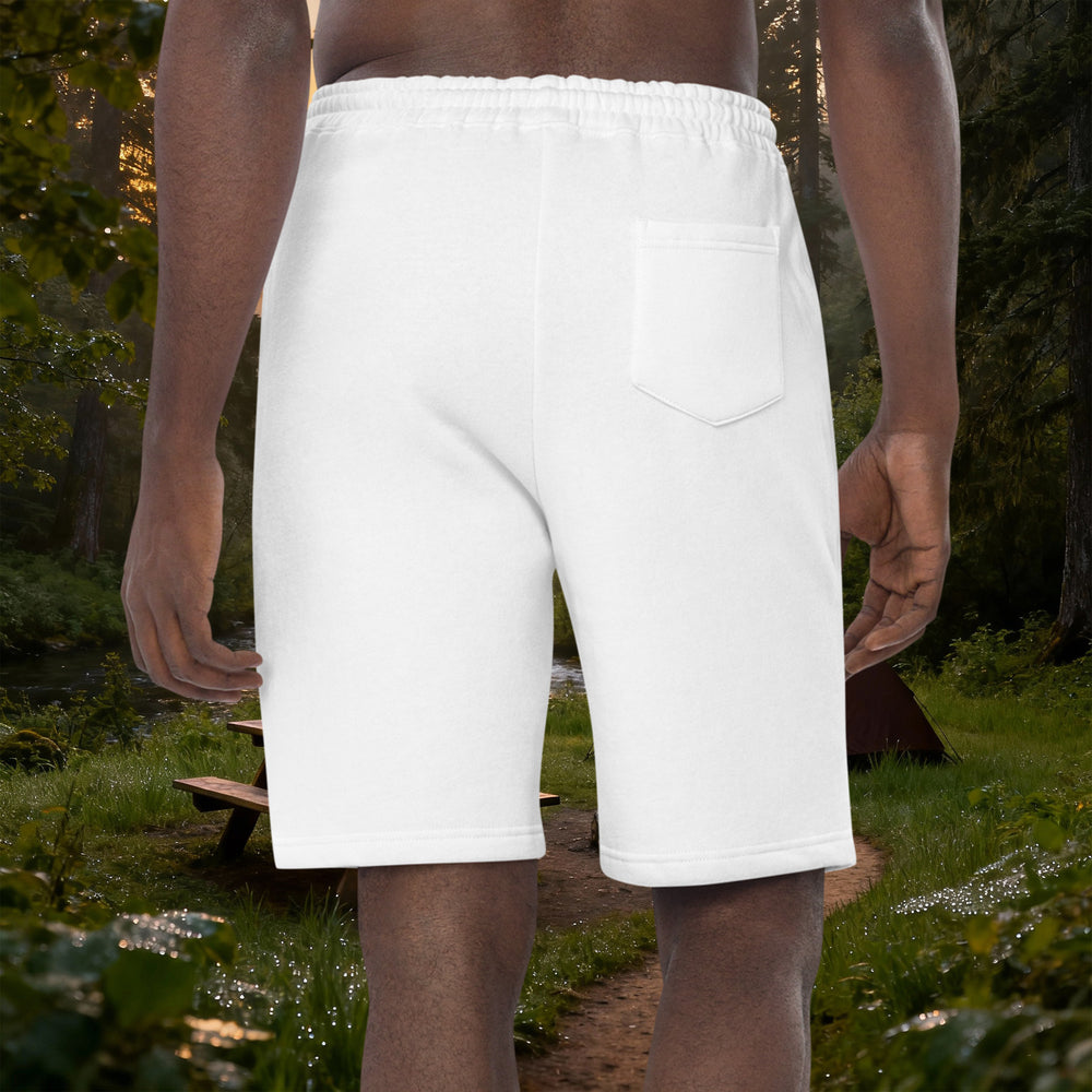 Far Out Marmot Fleece Shorts – Psychedelic Men’s Lounge Shorts (Cotton-Blend)