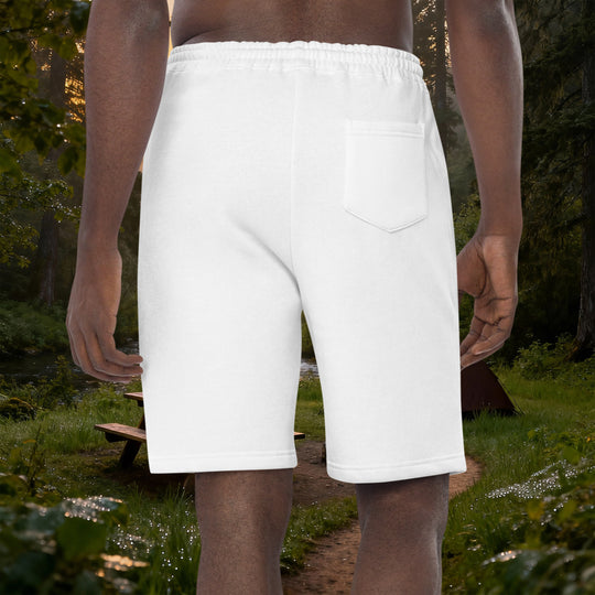 Far Out Marmot Fleece Shorts – Psychedelic Men’s Lounge Shorts (Cotton-Blend)
