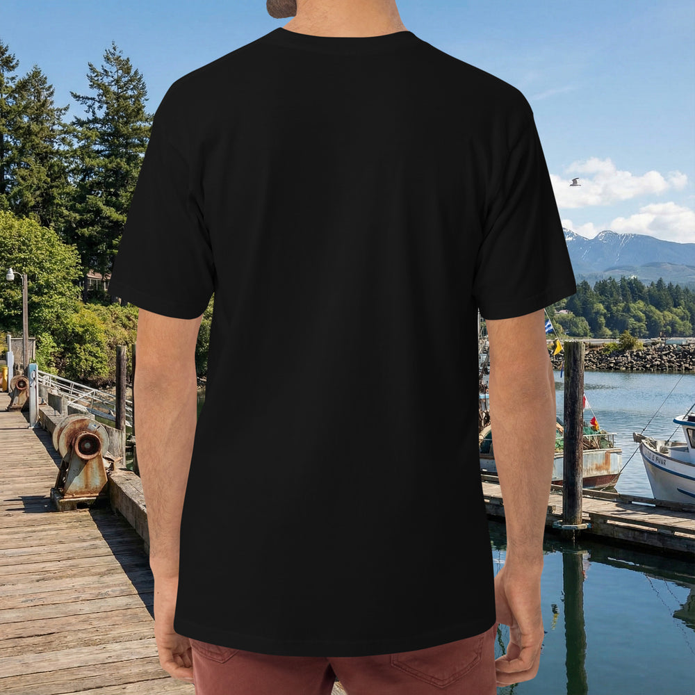 Fisherman Sasquatch Heavyweight Tee – Rugged Outdoor Wear (Premium Ring-Spun Cotton)