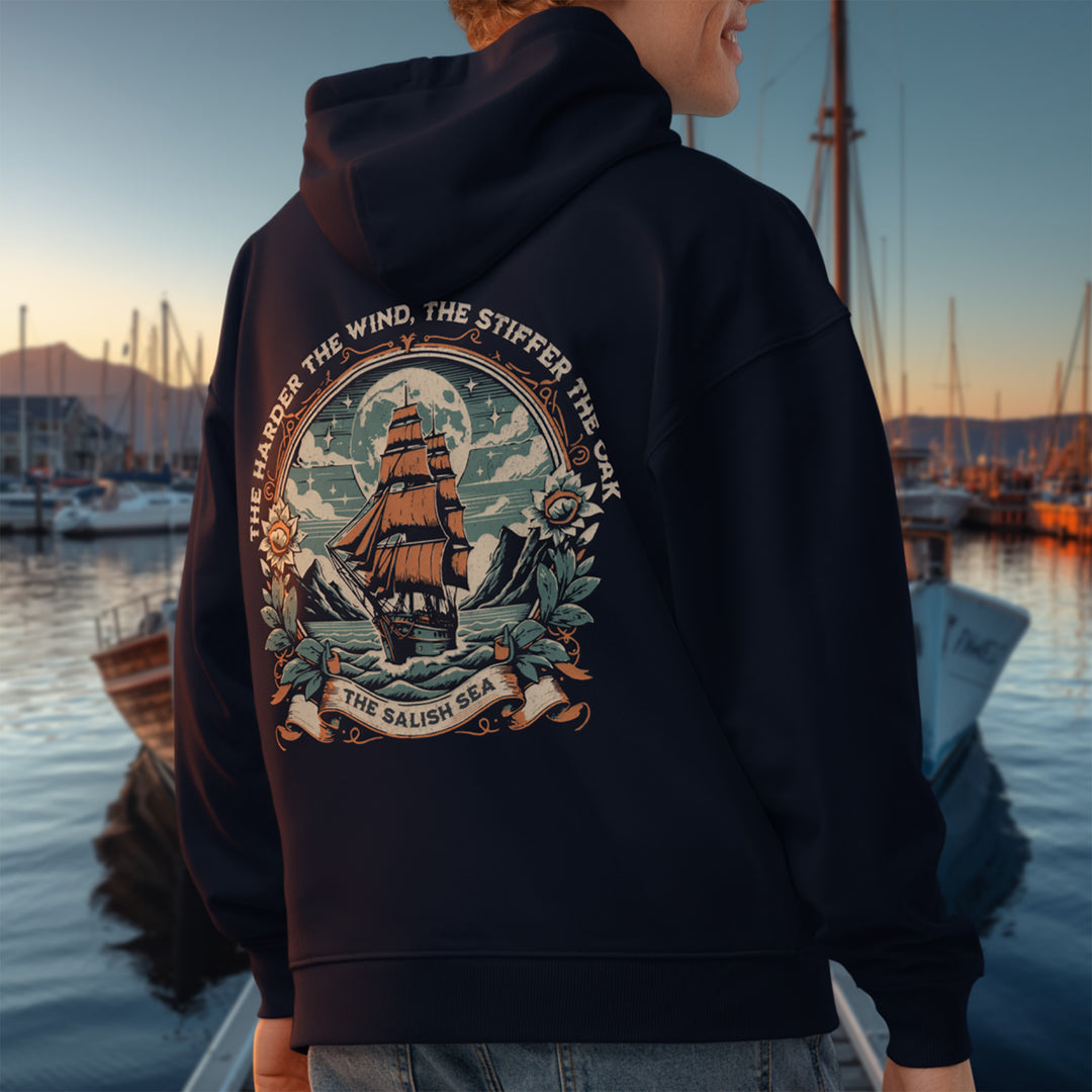 The Stiffened Oak Salish Hoodie