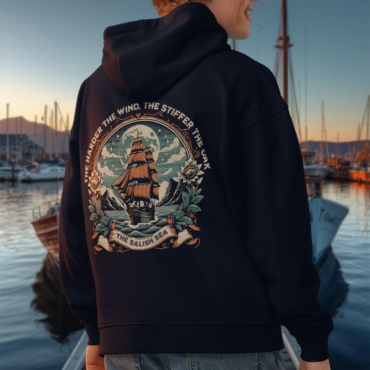 The Stiffened Oak Salish Hoodie