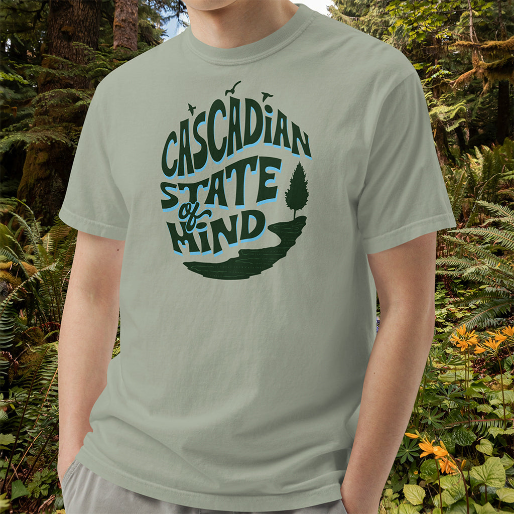 Cascadian State of Mind Heavyweight Tee