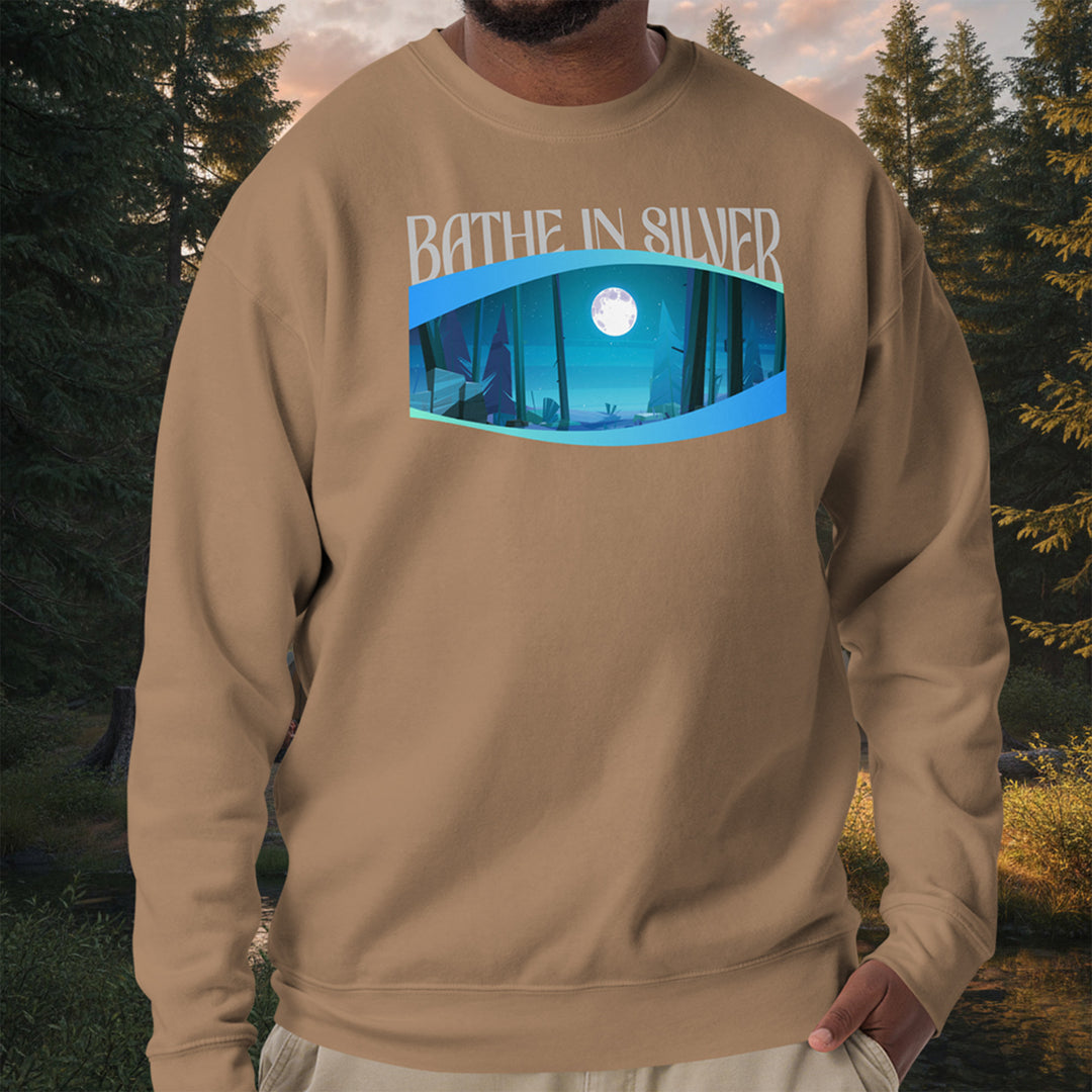 Bathe in Silver Crewneck Sweatshirt