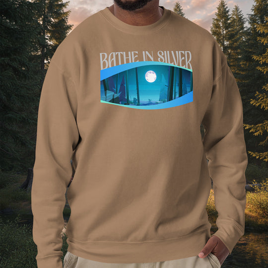 Bathe in Silver Crewneck Sweatshirt