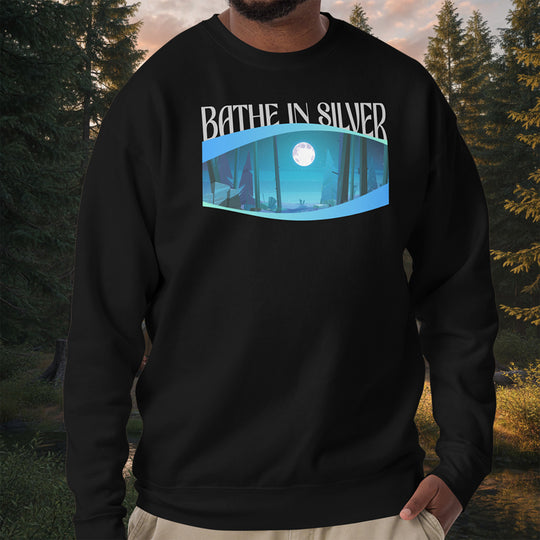 Bathe in Silver Crewneck Sweatshirt