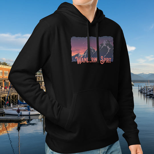 Wandering Spirit Hoodie – Organic Cotton Mid-Weight Peninsula Peaks Pullover