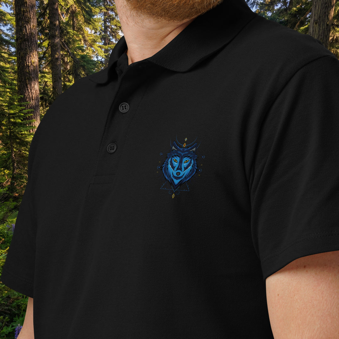 Spirit Wolf Premium Pique Polo Shirt