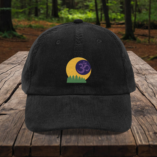 The Forest Om Corduroy Meditation Cap