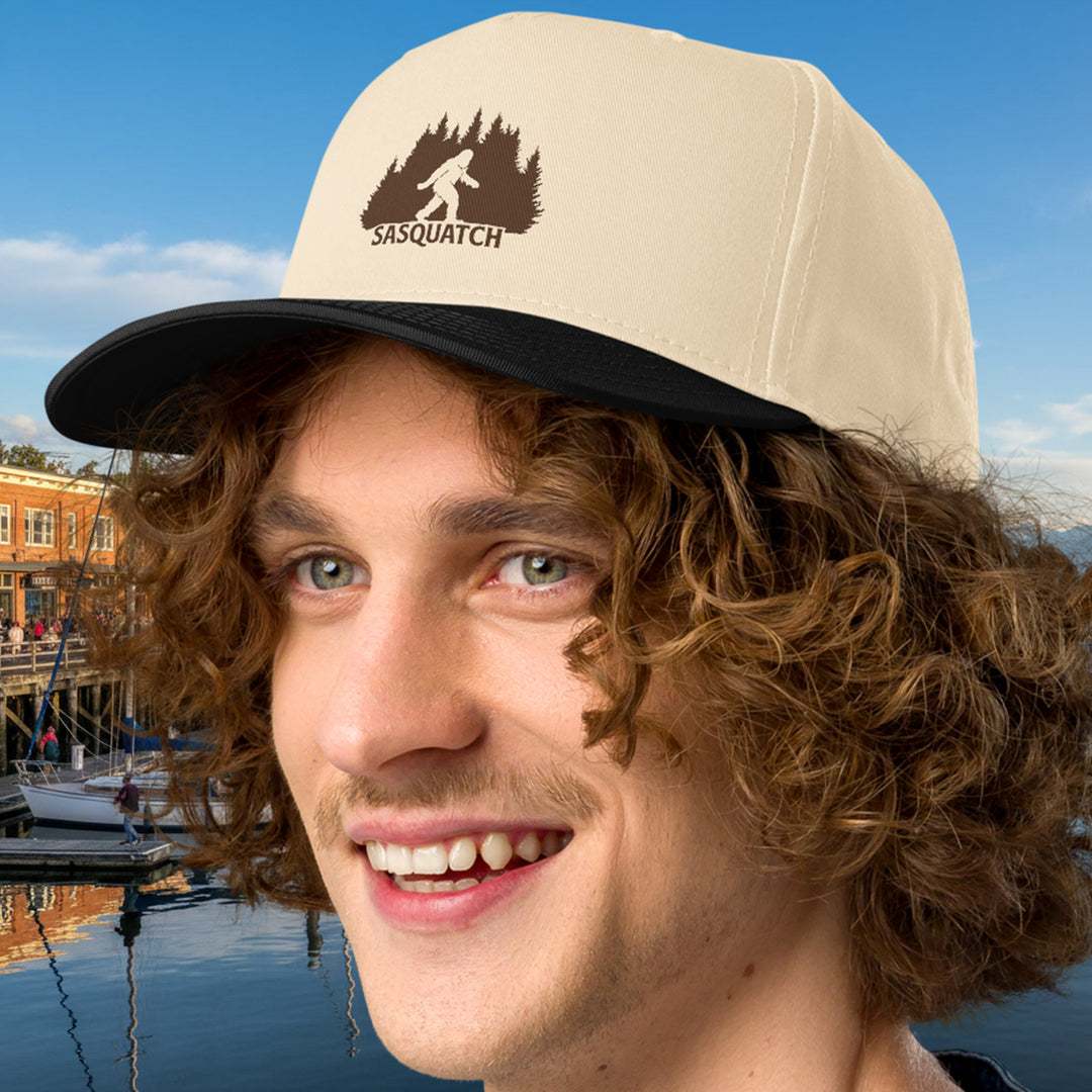 Sasquatch Tracker 5-Panel Cap – Mid-Profile Snapback