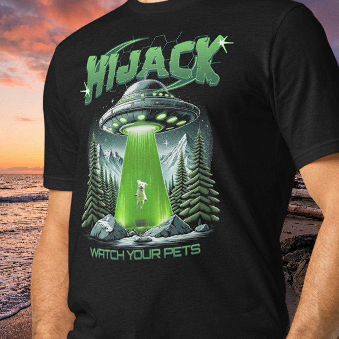 UFO Hijack Tee – Under ArmourⓇ Athletic Shirt (60% Cotton, 40% Polyester)