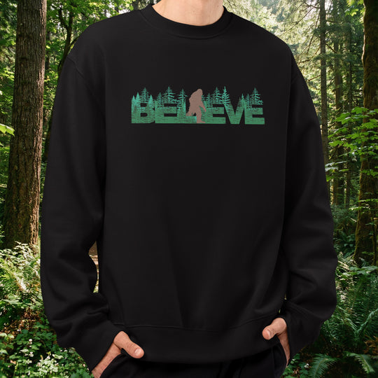 The Deep Timber Bigfoot "Believe" Oversized Fleece