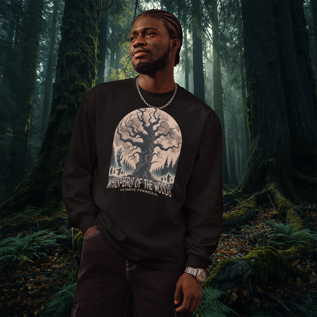 Whispers of the Woods Long Sleeve – Olympic Peninsula Tee