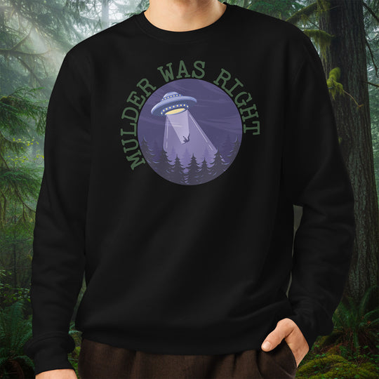 Mulder Was Right Organic Crewneck Sweatshirt