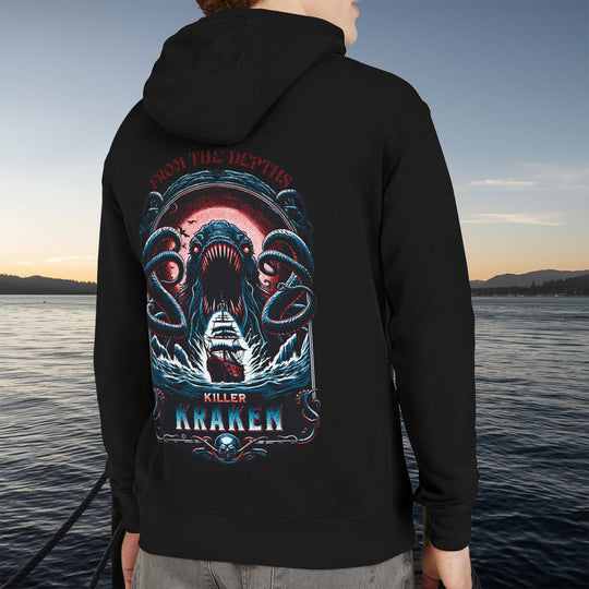 Killer Kraken French Terry Hoodie – From the Depths