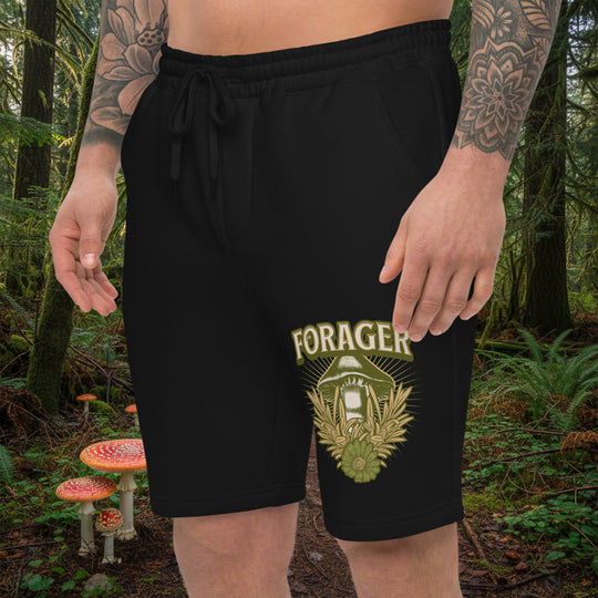 Forager Men’s Fleece Shorts – Mushroom Adventure Wear