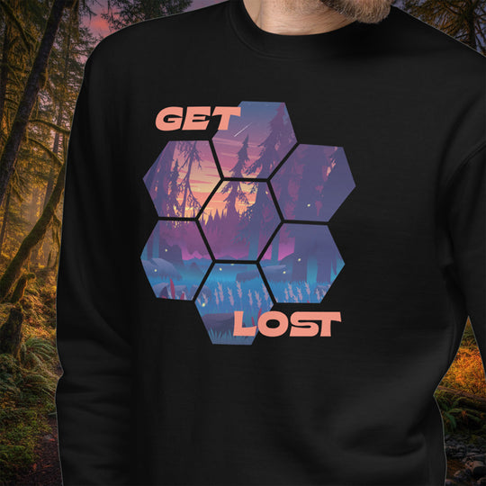 Get Lost Crew Sweatshirt – Firefly Forest Fleece Pullover