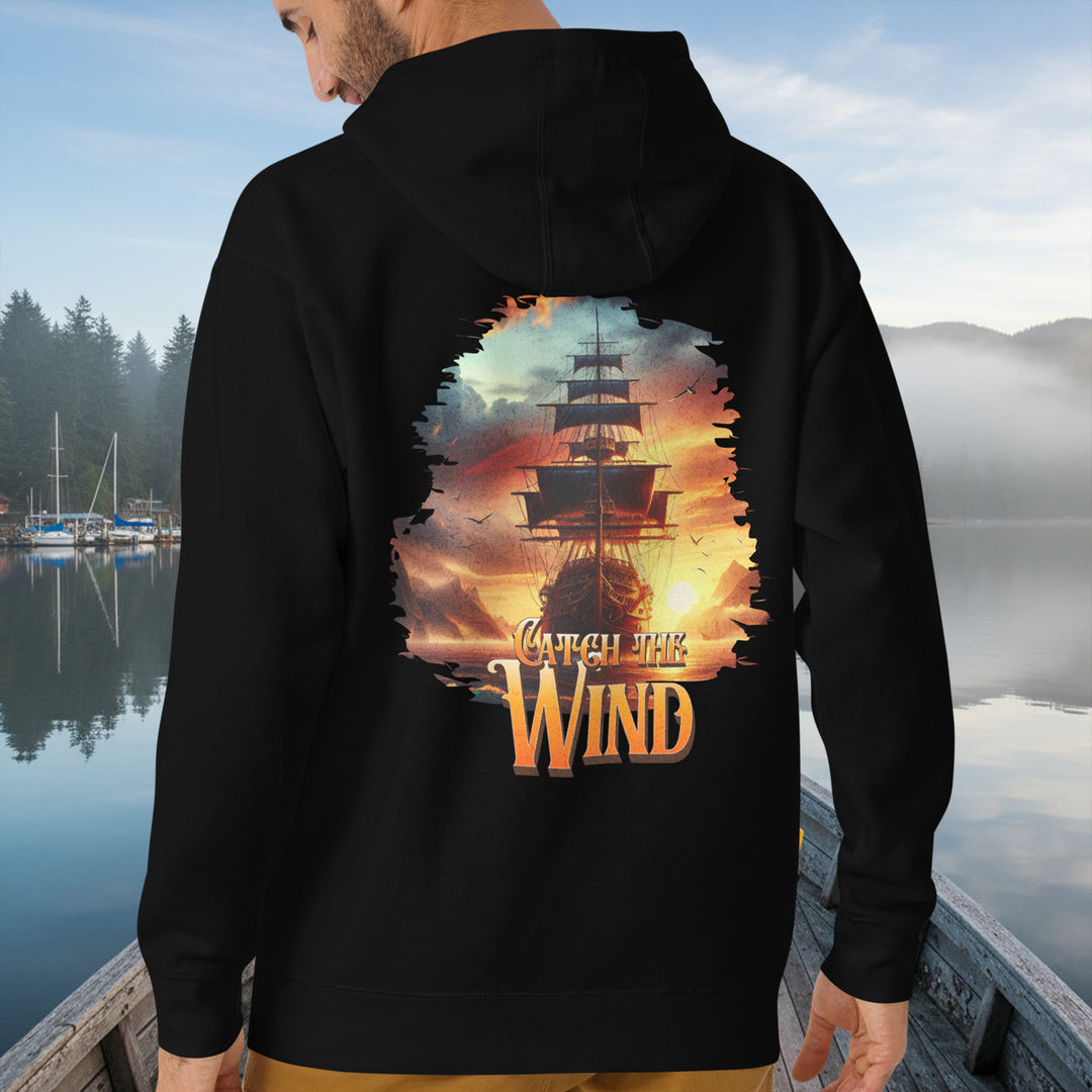 "Catch the Wind" Hoodie – Galleon Ship Streetwear