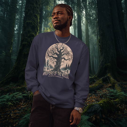 Whispers of the Woods Long Sleeve – Olympic Peninsula Tee