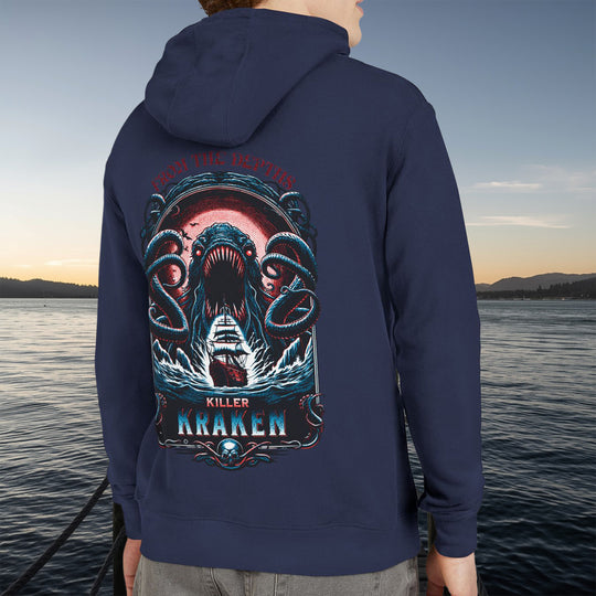 Killer Kraken French Terry Hoodie – From the Depths