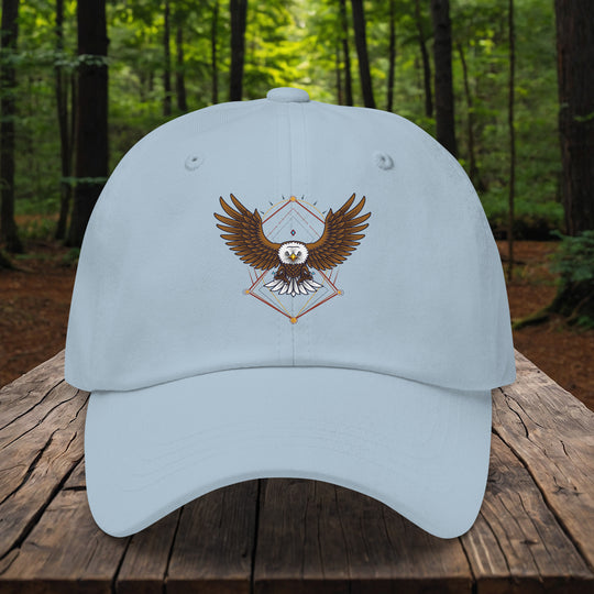 Eagle Geometry Dad Hat – Chino Twill Low Profile