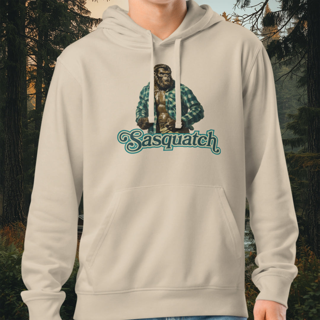 Sasquatch, Zaddy of the Hoh Rainforest Organic Mid-Weight Hoodie