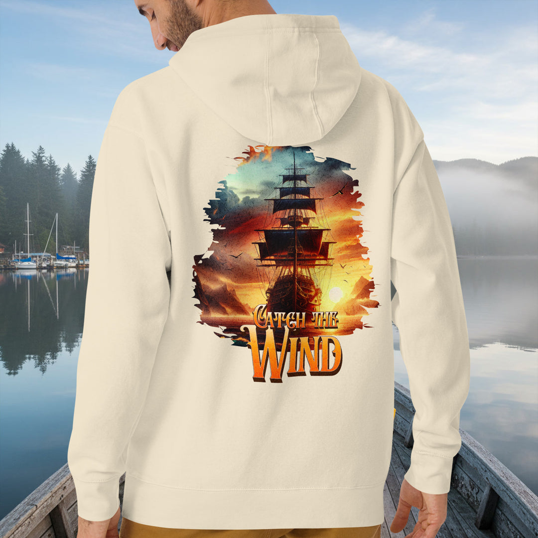 "Catch the Wind" Hoodie – Galleon Ship Streetwear