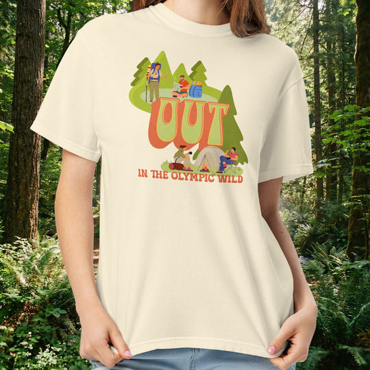 OUT in the Olympic Wild Unisex Heavyweight Tee