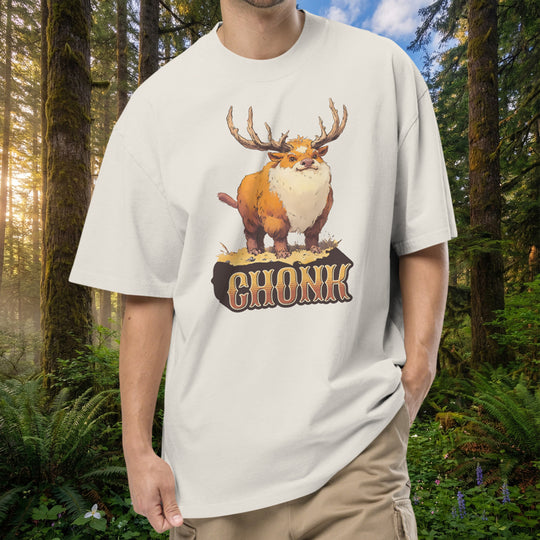Chonk of the Forest – Oversized Faded T-Shirt