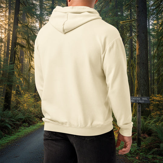 Hiking Gave Me This Body Hoodie – Burly Sasquatch Garment-Dyed Cotton Pullover
