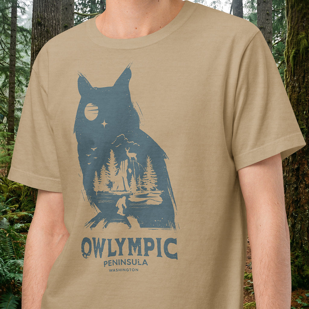 The "Owlympic" Peninsula Oversized Heavyweight Tee
