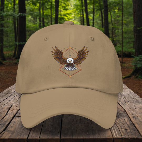 Eagle Geometry Dad Hat – Chino Twill Low Profile