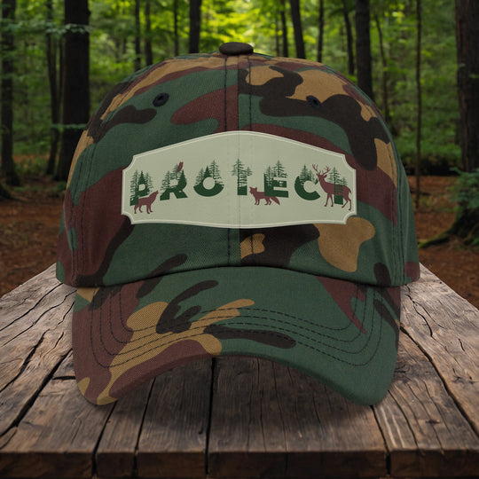 Protect the Wild Dad Hat – Olympic Lore Twill