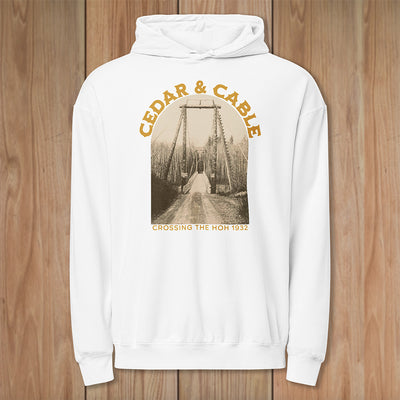 The Cedar & Cable "Crossing the Hoh" Lightweight Hoodie