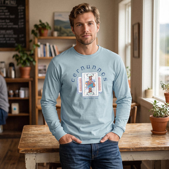 Hipster Cernunnos Wild Card Heavyweight Long Sleeve Tee