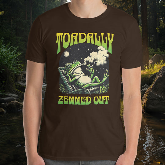 "Toadally Zenned Out" Tee – Olympic Chill Frog