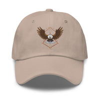 Eagle Geometry Dad Hat – Chino Twill Low Profile